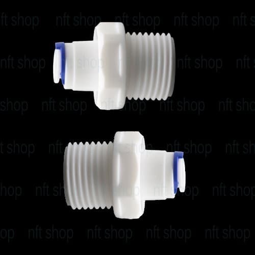 Fitting 1/2 Inch Slip Lock Pneumatic 6mm - RO Drat 1/2 ke 1/4