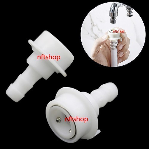 Inlet Tap Quick Release Sambungan Kran Mesin Cuci Selang 1/2 Inch