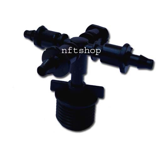 Splitter / Manifold 4 Arah Dengan Adapter 1/2 Inch